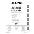 Cover page of ALPINE CVA1014R Owner's Manual