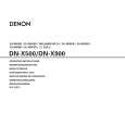 Cover page of DENON DN-X500 Owner's Manual