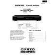 Cover page of ONKYO T404 Service Manual