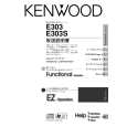 Cover page of KENWOOD E303S Owner's Manual