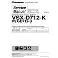 Cover page of PIONEER VSX-D712-K/FXJI Service Manual