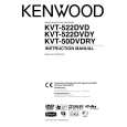 Cover page of KENWOOD KVT-50DVDRY Owner's Manual