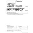 Cover page of PIONEER KEH-P4950J/XM/ES Service Manual