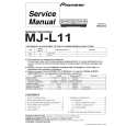 Cover page of PIONEER MJ-L11/MYXJ Service Manual