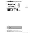 Cover page of PIONEER CD-SR1/XZ/E5 Service Manual