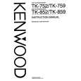Cover page of KENWOOD TK-852 Owner's Manual