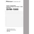 Cover page of PIONEER SVM-1000/TLXJ Owner's Manual