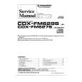 Cover page of PIONEER CDXFM627S Service Manual