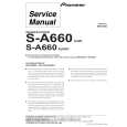 Cover page of PIONEER S-A660/XJI/E Service Manual
