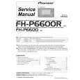 Cover page of PIONEER FH-P6600R Service Manual
