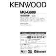 Cover page of KENWOOD MG-G608 Owner's Manual