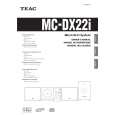 Cover page of TEAC MCDX22I Owner's Manual