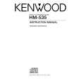 Cover page of KENWOOD HM-535 Owner's Manual