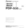 Cover page of PIONEER PDP-S35 Service Manual