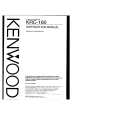 Cover page of KENWOOD KRC-160 Owner's Manual
