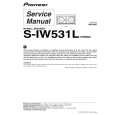Cover page of PIONEER S-IW531L/XTM/UC Service Manual