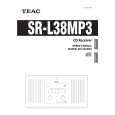 Cover page of TEAC SRL38MP3 Owner's Manual