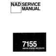 Cover page of NAD 7155 Service Manual