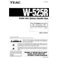 Cover page of TEAC W525R Owner's Manual