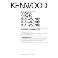 Cover page of KENWOOD VR715 Owner's Manual