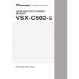 Cover page of PIONEER VSX-C502-S/FLXU Owner's Manual