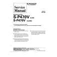 Cover page of PIONEER SP470V XJI/E Service Manual