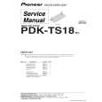 Cover page of PIONEER PDK-TS18 Service Manual