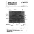 Cover page of KENWOOD KRX-591 Service Manual