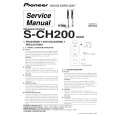 Cover page of PIONEER S-CH200/XCN5 Service Manual