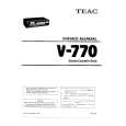 Cover page of TEAC V-770 Service Manual