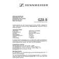 Cover page of SENNHEISER GZA 8 Owner's Manual