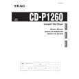 Cover page of TEAC CD-1260 Owner's Manual
