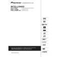 Cover page of PIONEER DVR-LX60D-AV (RCS-LX60D) Owner's Manual