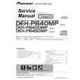 Cover page of PIONEER DEH-P8400MP/XN/UC Service Manual