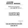 Cover page of ALPINE CDA9811R Service Manual
