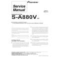 Cover page of PIONEER S-A880V/XC Service Manual