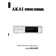 Cover page of AKAI AAA45 Service Manual