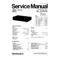 Cover page of TECHNICS SL-P202A Service Manual