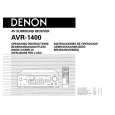 Cover page of DENON AVR1400 Owner's Manual