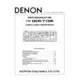 Cover page of DENON DCR-710R Service Manual