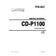 Cover page of TEAC CDP1100 Service Manual