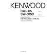 Cover page of KENWOOD SW-505D Owner's Manual