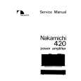 Cover page of NAKAMICHI 420 Service Manual