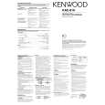 Cover page of KENWOOD KAC-819 Owner's Manual