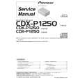Cover page of PIONEER CDX-P1250/XN/ES Service Manual