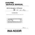 Cover page of ALPINE INA-N333R Service Manual