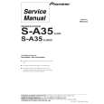 Cover page of PIONEER S-A35/XJI/E Service Manual