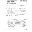 Cover page of KENWOOD VRS-7100 Service Manual