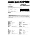 Cover page of TELEFUNKEN HS950 Service Manual