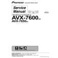 Cover page of PIONEER AVX-7600/EW Service Manual